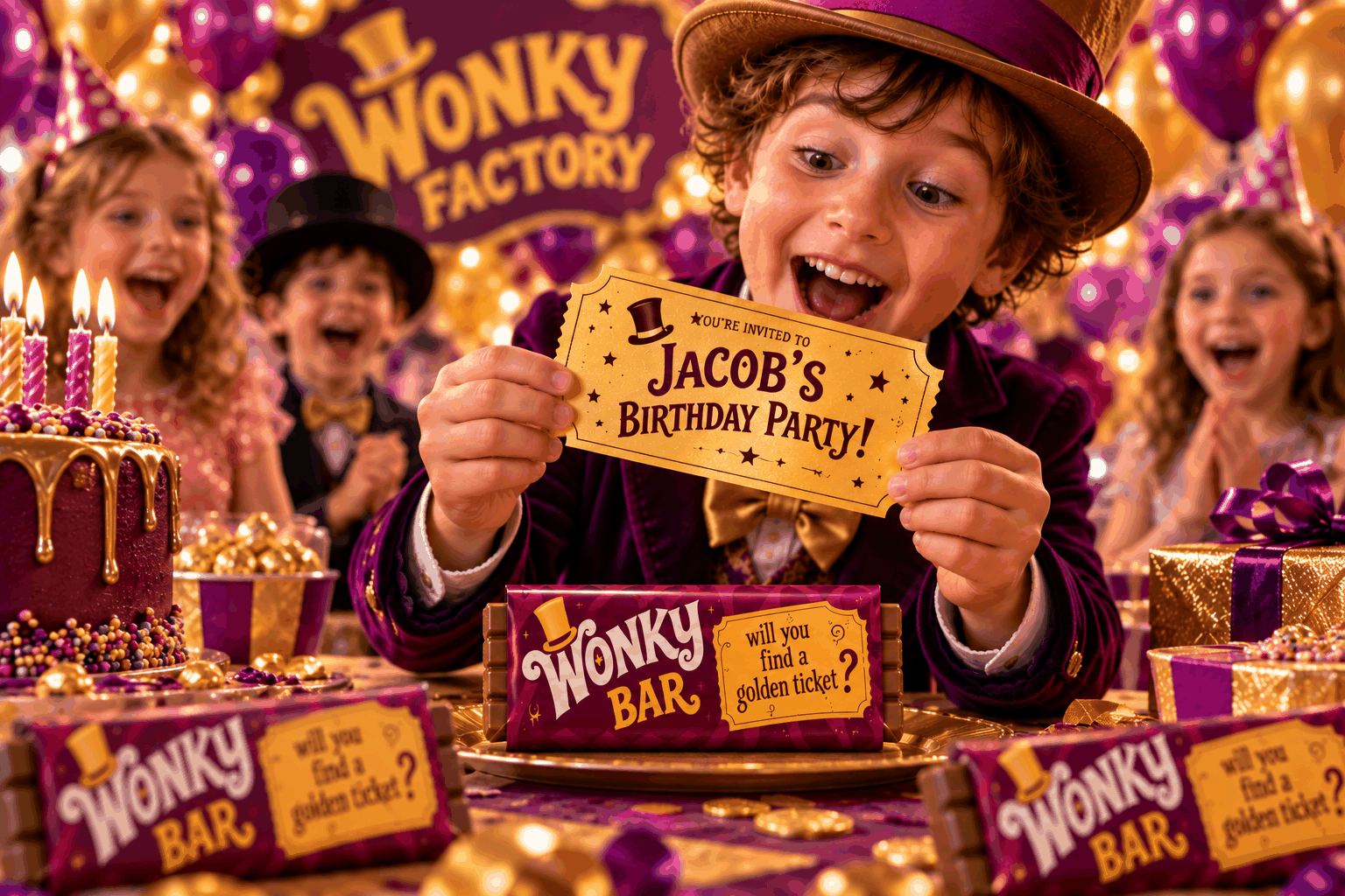Birthday party with Wonky Bars